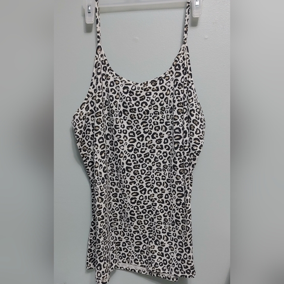Warehouse One Leopard Print Tank  Size 3XL - Picture 4 of 4